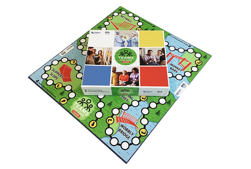 Picture of the opened board game