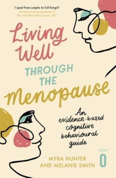 Book cover "Living well through the menopause"