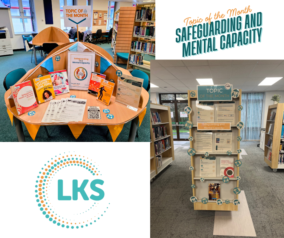 Images of the displays at the two libraries.